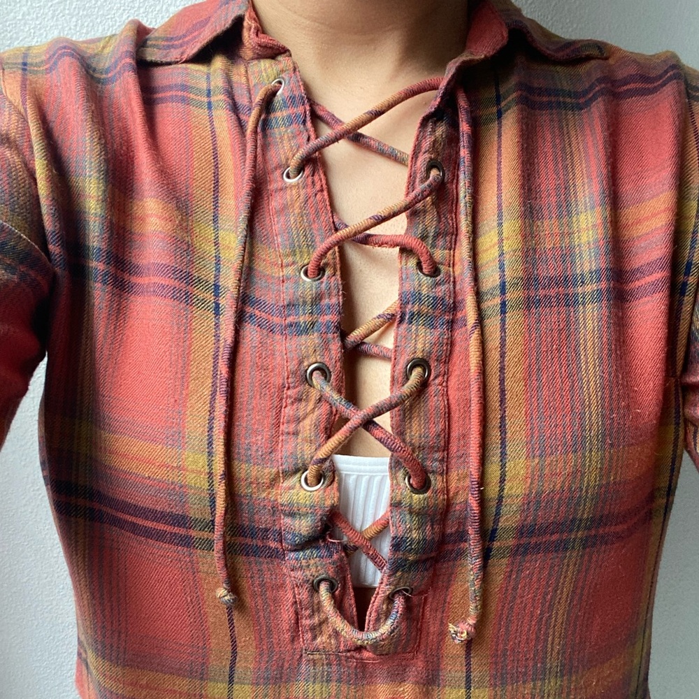 Women's long sleeve flannel